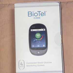 Connected Blood Glucose Monitoring System - Black